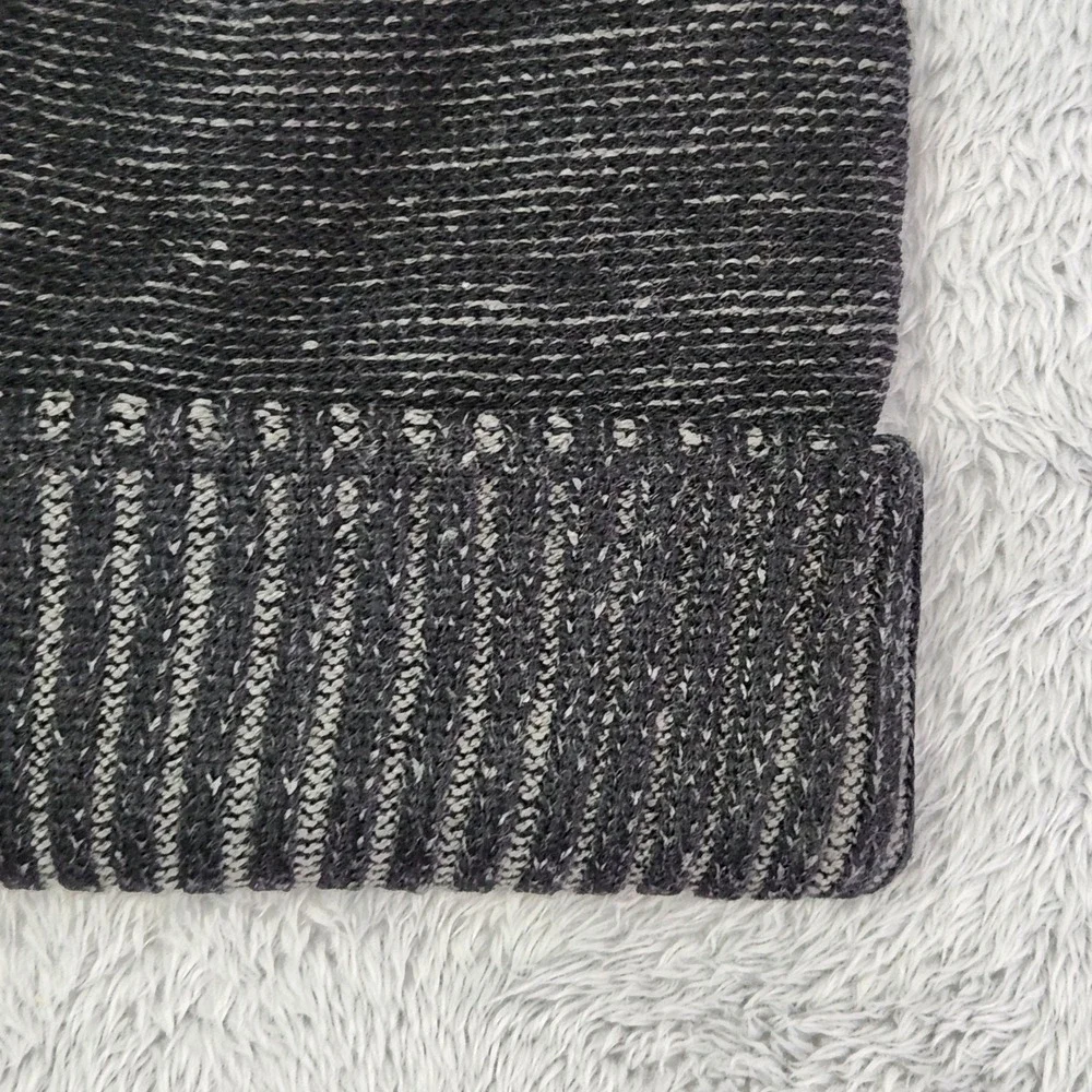 Winter Essentials‎ Beanie Mens One Size Gray Marled Knit Cuffed Hat 11MKR00391